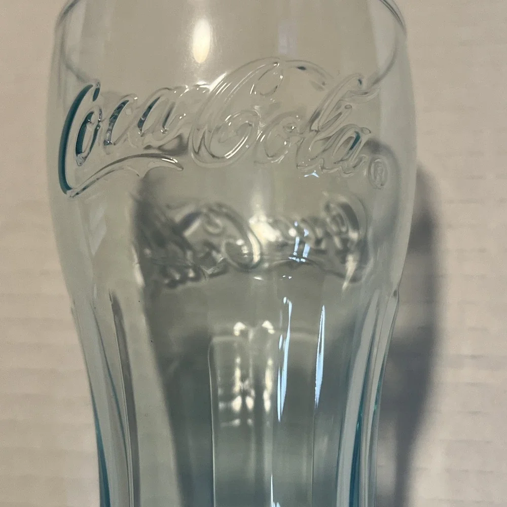 Vintage McDonalds Coca-Cola Tumblers SET 3 Light Blue 6